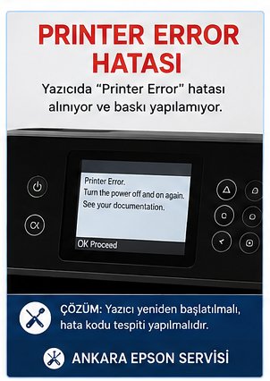 Epson Printer Error Hatası