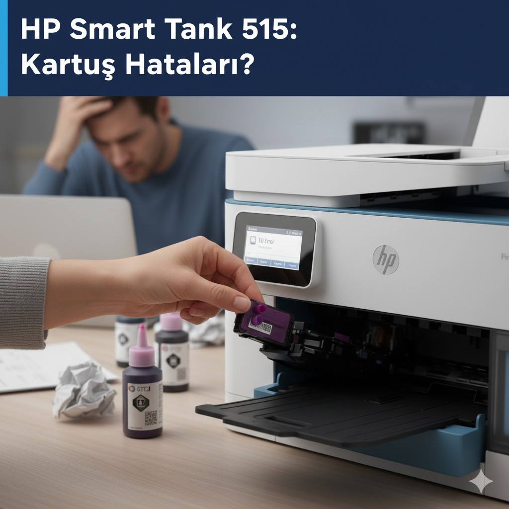 Hp Smart Tank 515 Kartuş ve Baskı Kafası Hataları: Kapsamlı Çözüm Rehberi