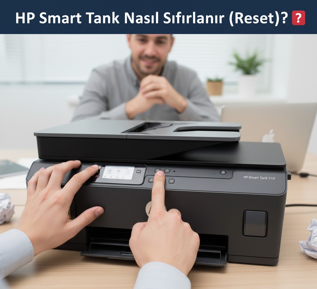 Hp Smart Tank Serisi Yazıcılar Nasıl Sıfırlanır?