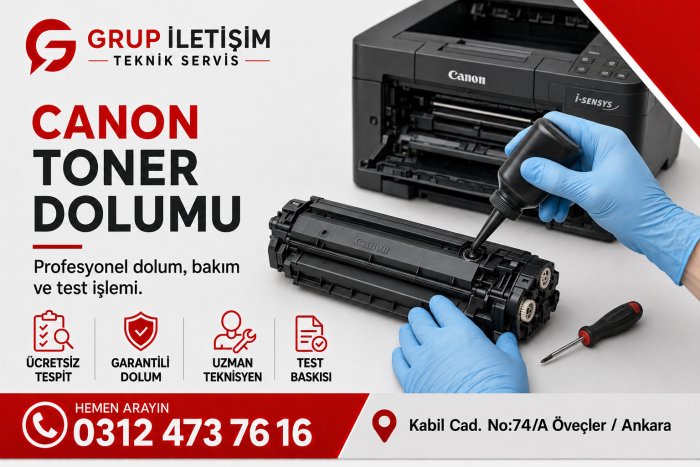 Canon toner ve kartuş dolumu Ankara