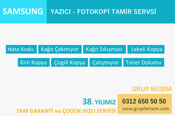 Ankara Samsung Fotokopi Servisi 