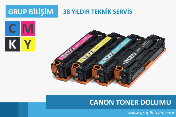 Canon Renkli Toner Dolumu